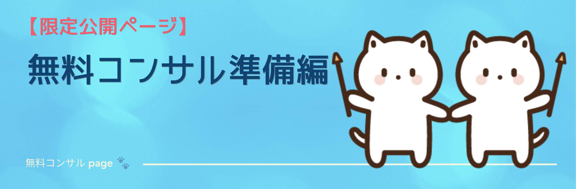 無料コンサル準備編